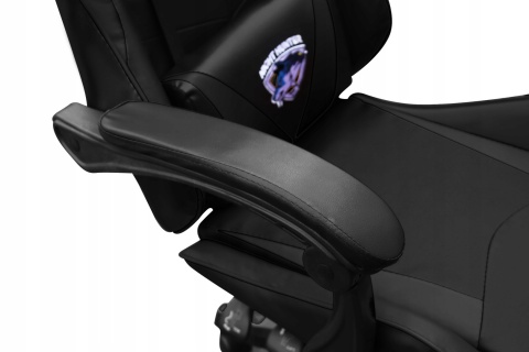 Fotel GAMINGOWY komputerowy OBROTOWY biurowy krzesło gracza + MASAŻ PLECÓW!