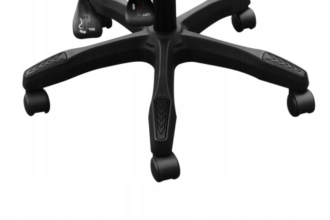 Fotel GAMINGOWY komputerowy OBROTOWY biurowy krzesło gracza + MASAŻ PLECÓW!