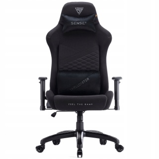 Fotel Kubełkowy Gamingowy Materiałowy Biurowy Obrotowy Senshi XL Sense7