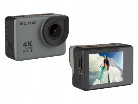 KAMERA SPORTOWA GO Pro 4U 4K WIFI USB WODOODPORNA MIKROFON AKCESORIA ZESTAW