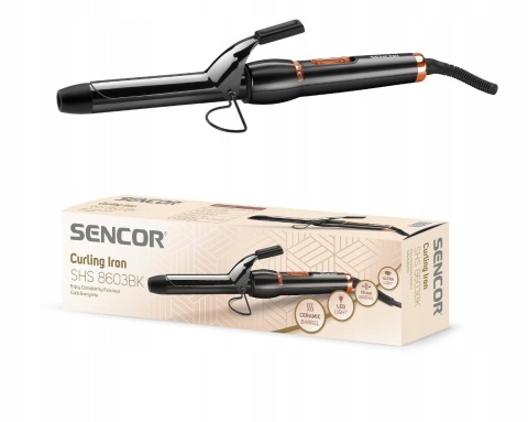 KLASYCZNA CERAMICZNA LOKÓWKA FALOWNICA DO KRĘCENIA WŁOSÓW 19MM Sencor -FALE