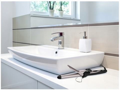 KLASYCZNA CERAMICZNA LOKÓWKA FALOWNICA DO WŁOSÓW LAFE LKC003 50W 32mm FALE