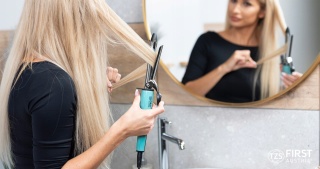 KLASYCZNA STOŻKOWA LOKÓWKA FALOWNICA SDO STYLIZACJ WŁOSÓW First Austria