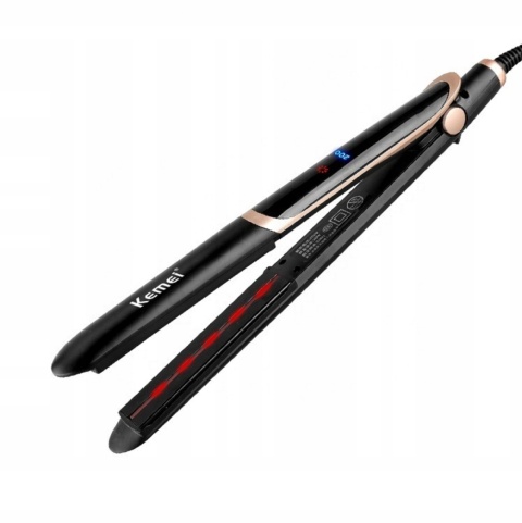 KREATYNOWA PROFESJONALNA PROSTOWNICA LOKÓWKA DO WŁOSÓW Z FUNKCJĄ JONIZACJI