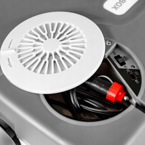 Lodówka turystyczna 25L elektryczna samochodowa 12V 230V grzanie mocna