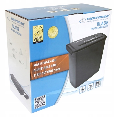 MOCNA BIUROWA NISZCZARKA DO PAPIERU DOKUMENTÓW POJEMNA Z KOSZEM 10L