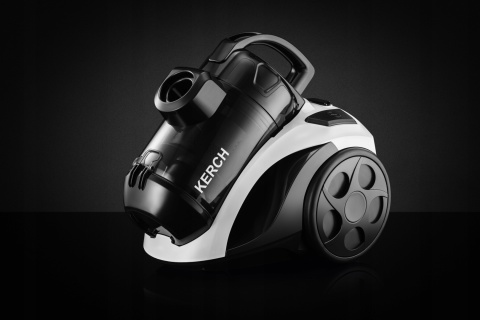 MOCNY ODKURZACZ CYKLONOWY BEZWORKOWY KERCH XTREME 3999W 2L + TURBOSZCZOTKA