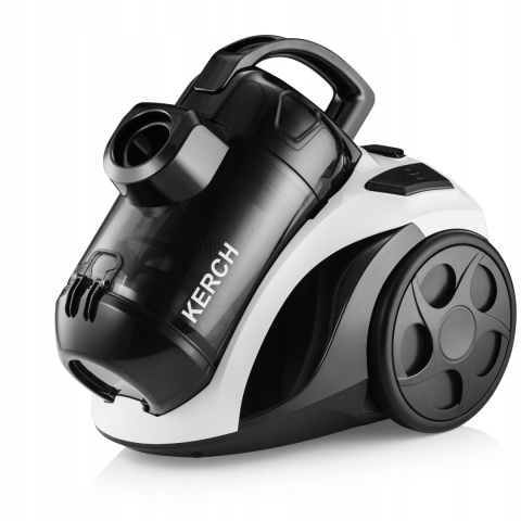 MOCNY ODKURZACZ CYKLONOWY BEZWORKOWY KERCH XTREME 3999W 2L + TURBOSZCZOTKA