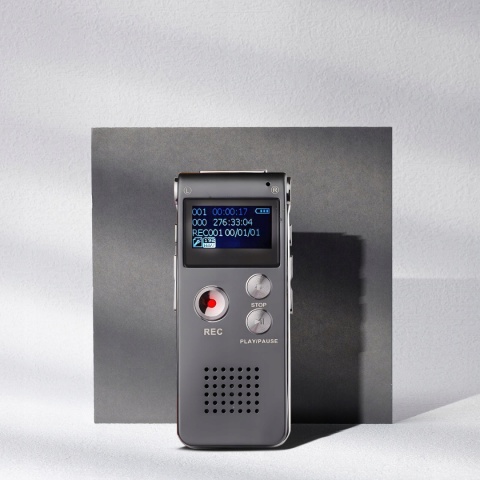 Mini Dyktafon szpiegowski podsłuch JĘZYK POLSKI 576h + redukcja szumów PRO