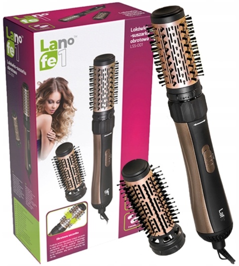 OBROTOWA CERAMICZNA SZCZOTKA SUSZARKO-LOKÓWA DO STYLIZACJI WŁOSÓW LAFE LOKI