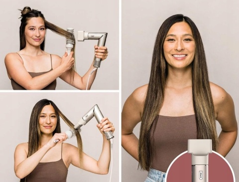 PROFESJONALNA LOKÓWKO-SUSZARKA DO WŁOSÓW SHARK WIELOFUNKCYJNA5W1-STYLIZACJA