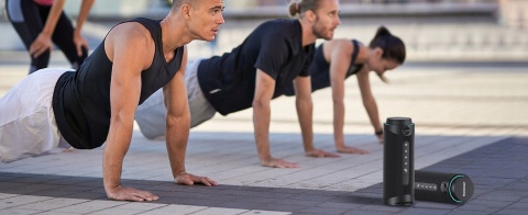 PRZENOŚNY BEZPRZEWODOWY GŁOŚNIK 30W BLUETOOTH 5.3 IPX7 MOCNY PODŚWIETLANY