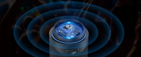 PRZENOŚNY BEZPRZEWODOWY GŁOŚNIK 30W BLUETOOTH 5.3 IPX7 MOCNY PODŚWIETLANY