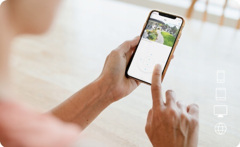 Profesjonalna Kamera Zewnętrzna OBROTOWA IP P5 Light WiFi PTZ 5MP