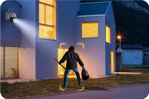 Profesjonalna Kamera Zewnętrzna OBROTOWA IP P5 Light WiFi PTZ 5MP