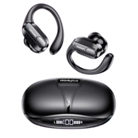 SŁUCHAWKI BEZPRZEWODOWE DOKANAŁOWE LENOVO XT80 CZARNE Bluetooth5.3 6h pracy