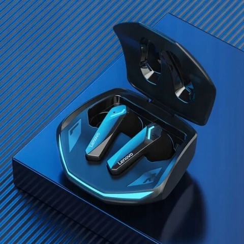 SŁUCHAWKI BEZPRZEWODOWE LENOVO GM2 PRO Z POWERBANKIEM SPOTOWE GAMINGOWE 5.3