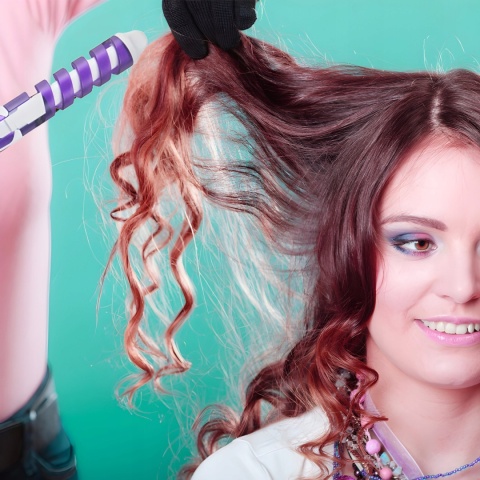 SPIRALNA LOKÓWKA DO WŁOSÓW - FALOWICA KARBOWNICA NA LOKI I FALE -STYLIZACJA