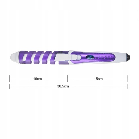 SPIRALNA LOKÓWKA DO WŁOSÓW - FALOWICA KARBOWNICA NA LOKI I FALE -STYLIZACJA