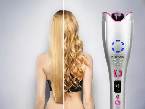 STYLIZACJA WŁOSÓW AUTOMATYCZNA CERAMICZNA LOKÓWKA Curl LCD - OBJĘTOŚĆ LOKI