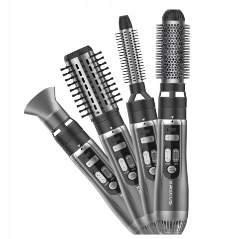 SUPER LOKÓWKO SZUSZARKA SZCZOTKA OBROTOWA DO WŁOSÓW ZESTAW 4w1 JONIZACJA