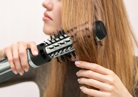 SUPER LOKÓWKO SZUSZARKA SZCZOTKA OBROTOWA DO WŁOSÓW ZESTAW 4w1 JONIZACJA