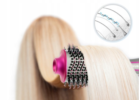 SUSZARKA SZCZOTKA LOKÓWKA PROSTOWNICA 4W1 - KOMPLETNA STYLIZACJA WŁOSÓW