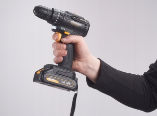 UDAROWA WIERTARKO WKRĘTARKA AKUMULATOROWA 20V BEZSZCZOTKOWA MOCNA + ZESTAW