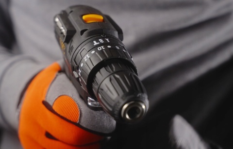 UDAROWA WIERTARKO WKRĘTARKA AKUMULATOROWA 20V BEZSZCZOTKOWA MOCNA + ZESTAW