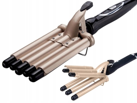 WIELOFUNKCYJNA CERAMICZNA KARBOWNICA LOKÓWKA FALOWNICA DO KRĘCENIA WŁOSÓW