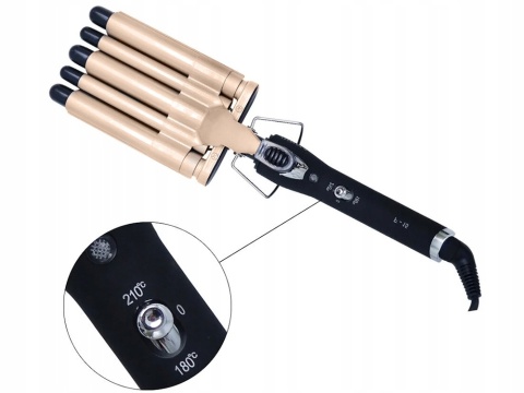WIELOFUNKCYJNA CERAMICZNA KARBOWNICA LOKÓWKA FALOWNICA DO KRĘCENIA WŁOSÓW