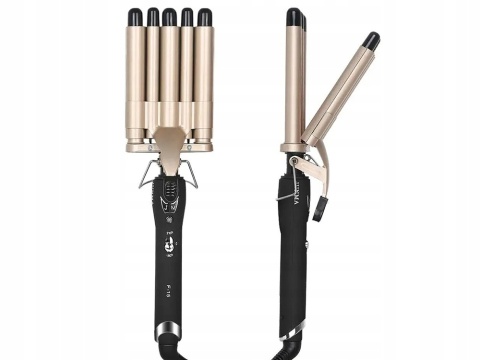 WIELOFUNKCYJNA CERAMICZNA KARBOWNICA LOKÓWKA FALOWNICA DO KRĘCENIA WŁOSÓW