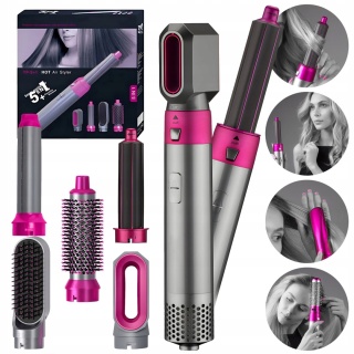 WIELOFUNKCYJNA CERAMICZNA SUSZARKA SZCZOTKA FALOWNICA LOKÓWKA 5w1 750W-FALE