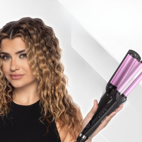 WIELOFUNKCYJNA FALOWNICA LOKÓWKA KARBOWNICA DO STYLIZACJI WŁOSÓW TPC 200