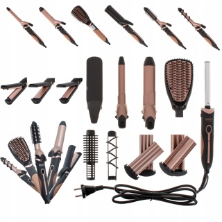 WIELOFUNKCYJNY 5W1 ZESTAW SUSZARKA PROSTWONICA LOKÓWKA KARBOWNICA SZCZOTKA