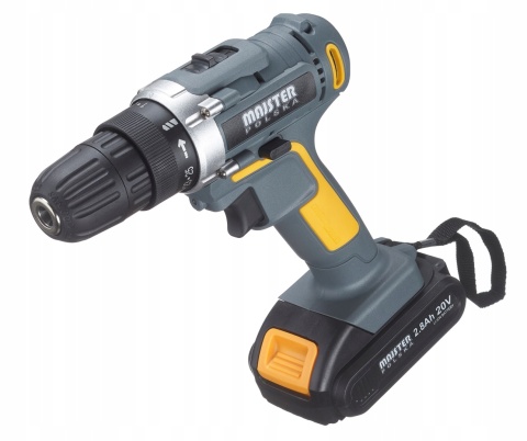 WIERTARKO-WKRĘTARKA AKUMULATOR 20V WALIZKA 2AKU - SOLIDNA, WYTRZYMAŁY AKU