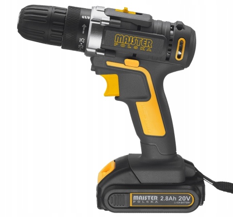 WIERTARKO-WKRĘTARKA AKUMULATOR 20V WALIZKA 2AKU - SOLIDNA, WYTRZYMAŁY AKU