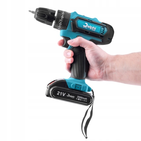 WIERTARKO WKRĘTARKA AKUMULATOROWA 2xAKU UDAROWA MOCNA 21V WKRĘTAK ZAKRĘTARK