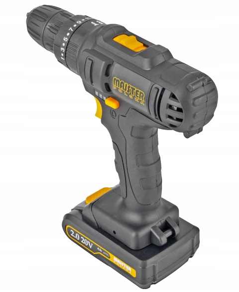 WIERTARKO WKRĘTARKA AKUMULATOROWA 20V Li-Lon 2x AKU UDAROWA WALIZKA ZESTAW