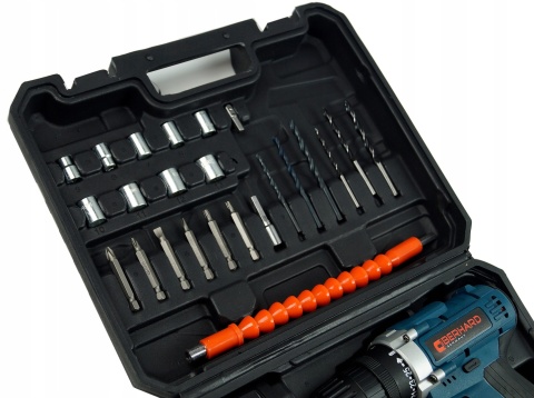 WIERTARKO WKRĘTARKA AKUMULATOROWA 21V WIERTARKA MEGA ZESTAW DWIE BATERIE