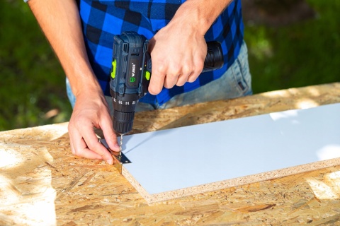 WIERTARKO WKRĘTARKA AKUMULATOROWA DUŻY ZESTAW 2X AKUMULATOR MOCNA + WALIZKA