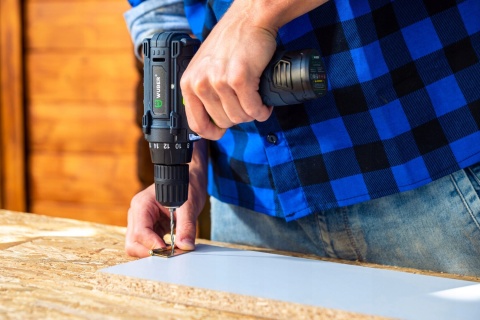 WIERTARKO WKRĘTARKA AKUMULATOROWA DUŻY ZESTAW 2X AKUMULATOR MOCNA + WALIZKA