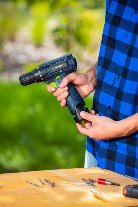 WIERTARKO WKRĘTARKA AKUMULATOROWA DUŻY ZESTAW 2X AKUMULATOR MOCNA + WALIZKA