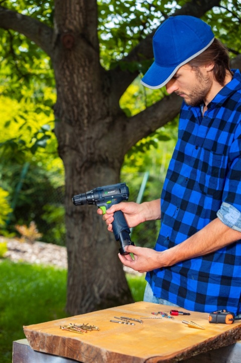 WIERTARKO WKRĘTARKA AKUMULATOROWA DUŻY ZESTAW 2X AKUMULATOR + WALIZKA