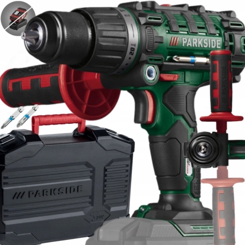 WIERTARKO WKRĘTARKA AKUMULATOROWA UDAROWA PARKSIDE 20V45Nm NOWY MODEL MOCNA