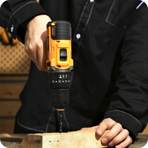 WIERTARKO WKRĘTARKA UDAROWA AKUMULATOROWA +WALIZKA WIERTŁA BITY 2XAKU DEKO