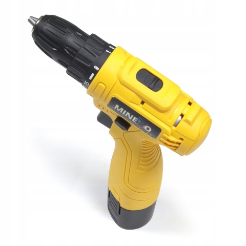 WIERTARKO WKRĘTARKA akumulatorowa 0-600obr. 12V LED 25 biegów + 2AKU