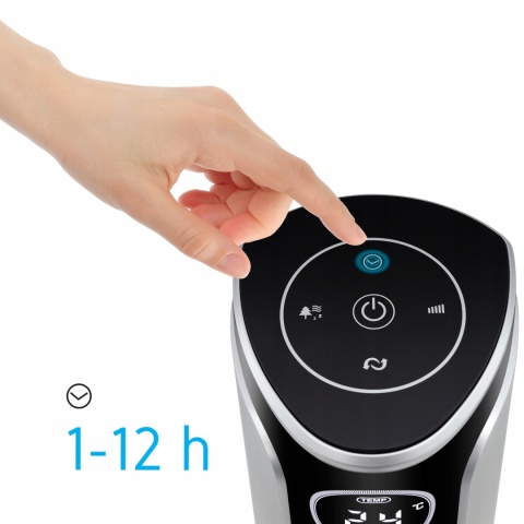 Wentylator kolumnowy CICHY Wiatrak podłogowy stojący Yoer 3D +JONIZACJA