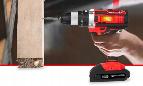 Wiertarko Wkrętarka Akumulatorowa 2X Akumulator Mocna Wydajna Wkrętarka