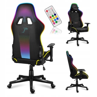 Wygodny Fotel Gamingowy Obrotowy DLA GRACZA Huzaro Force 6.3 RGB Mesh